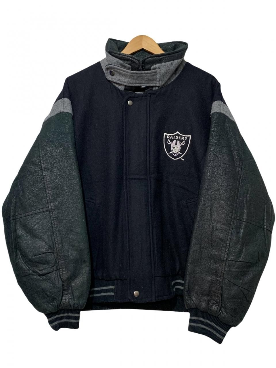 NFL LOGO 7 RAIDERS レイダース 中綿ジャケット メンズ L