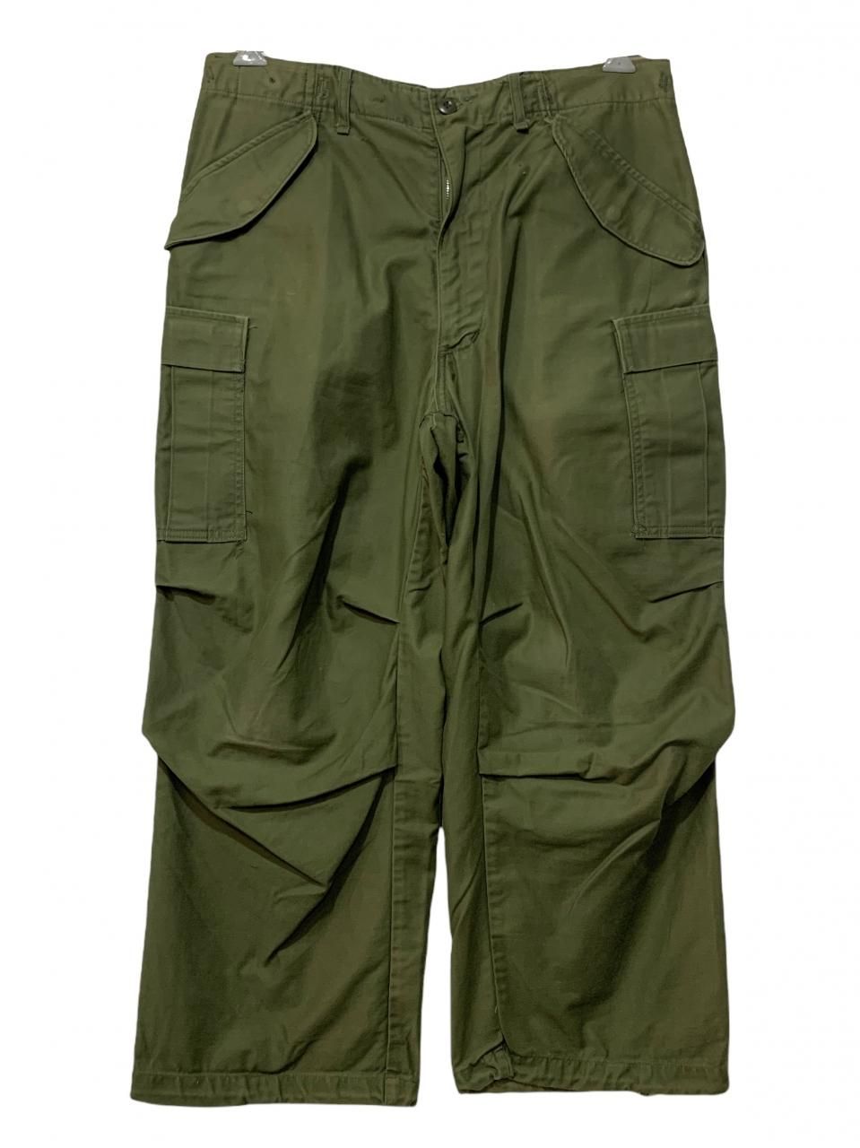 70s US ARMY M-65 Field Pants オリーブ Medium-Short 米軍実物 ...