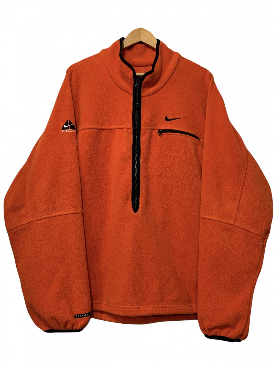 97年製 NIKE ACG Half-Zip Fleece Jacket オレンジ XL 90s ナイキ 