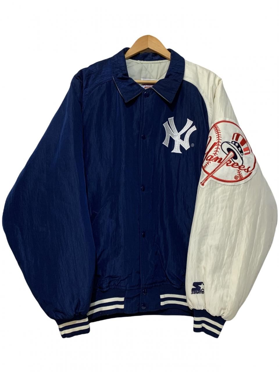 【90s】yankees ヤンキース　スタジャンstarter XLサイズ