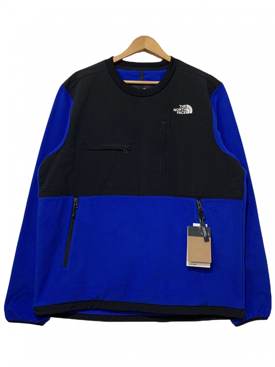 新品 THE NORTH FACE Denali Crew (TNF BLUE) L ノースフェイス