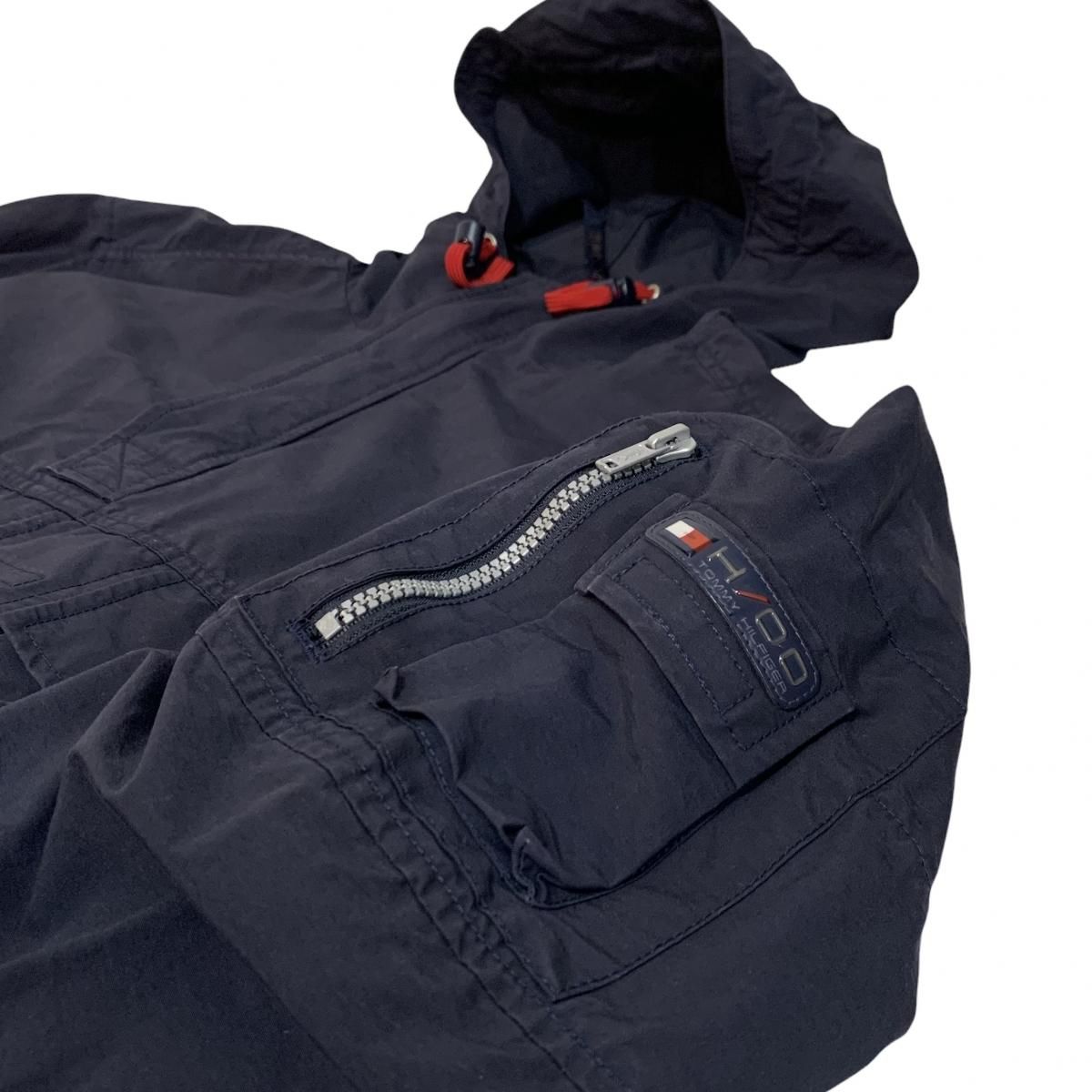 00s TOMMY HILFIGER Multi Pocket Anorak Parka 紺 M トミー 00s TOMMY HILFIGER Multi Pocket Anorak Parka 紺 M トミー