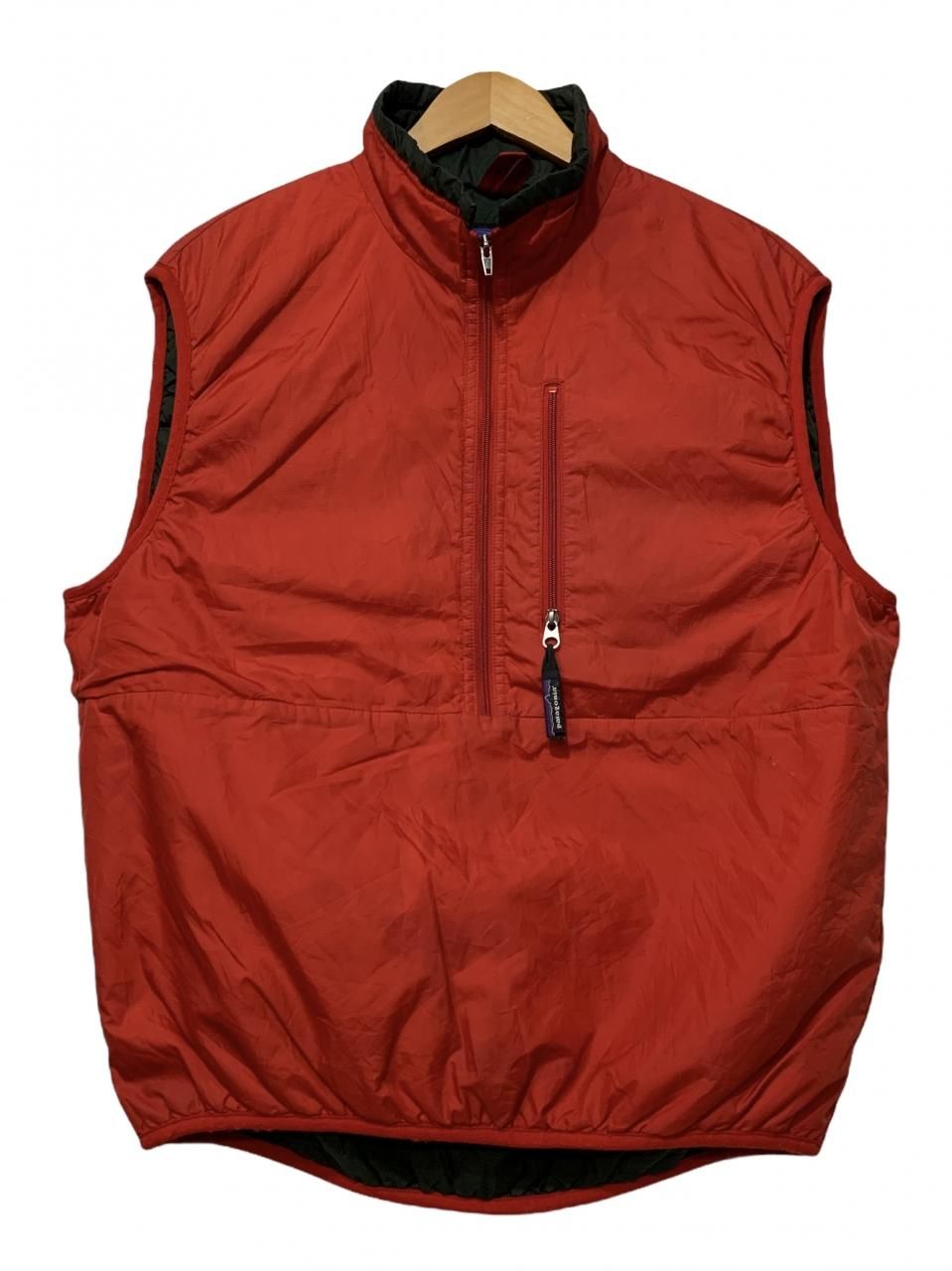 Patagonia red puffball vest S - ベスト