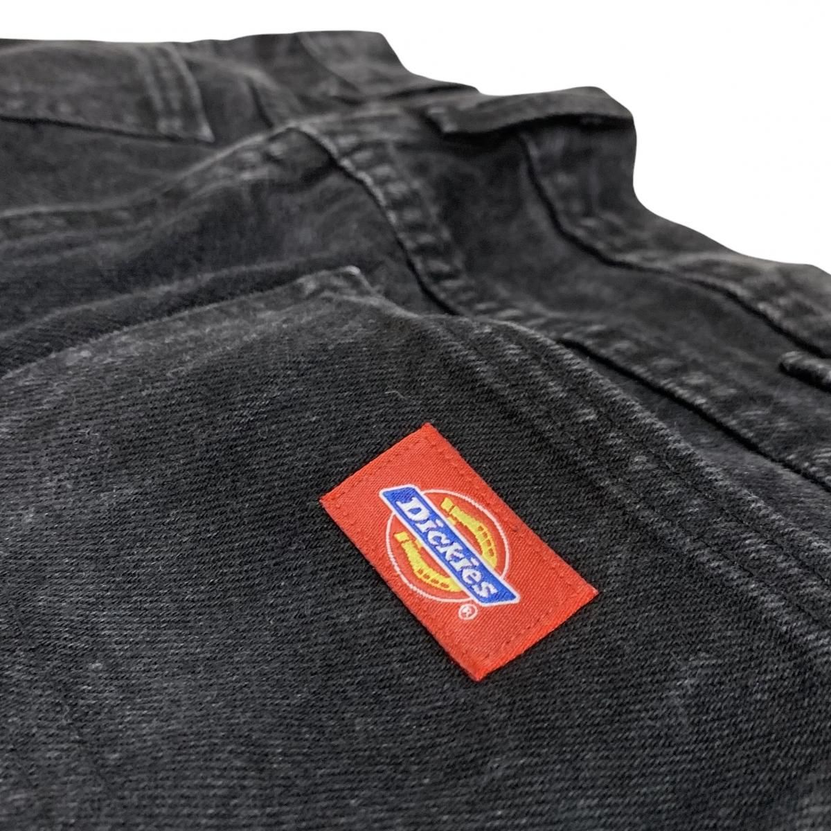 Dickies Black Denim Pants 黒 W35×L32 ディッキーズ デニムパンツ 