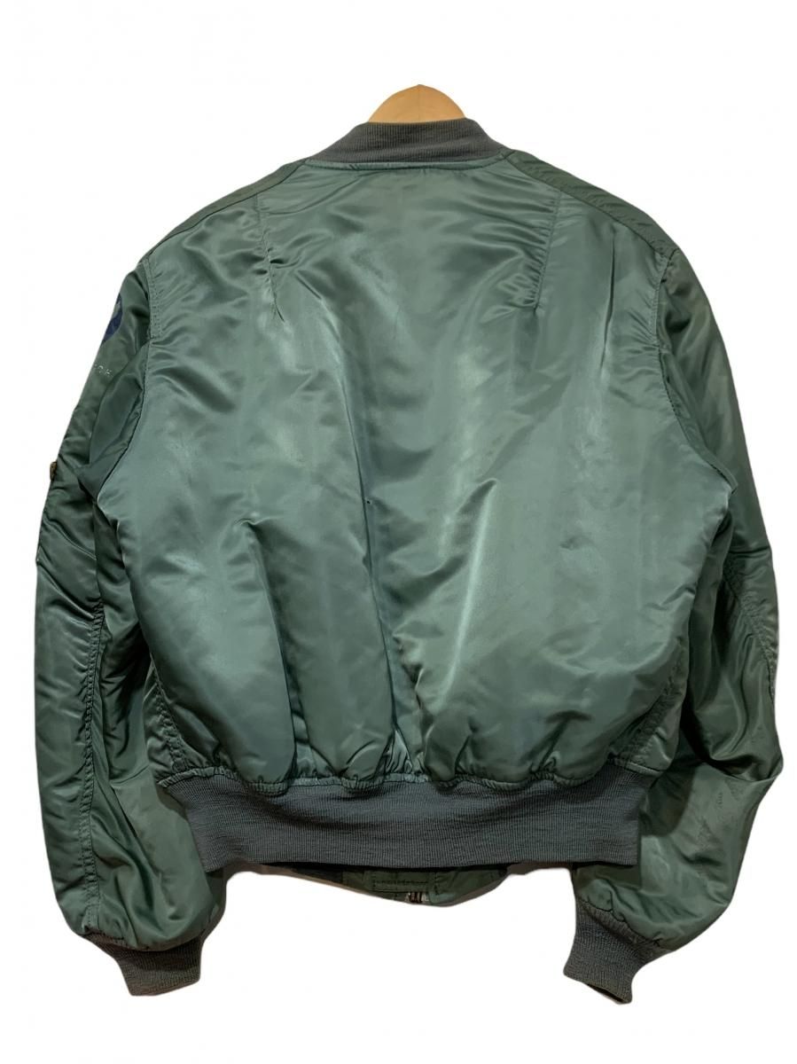 USA製 ALPHA MA-1 Flight Jacket 緑 L アルファ MA1 フライト USA製 ALPHA MA-1 Flight Jacket 緑 L アルファ MA1 フライト