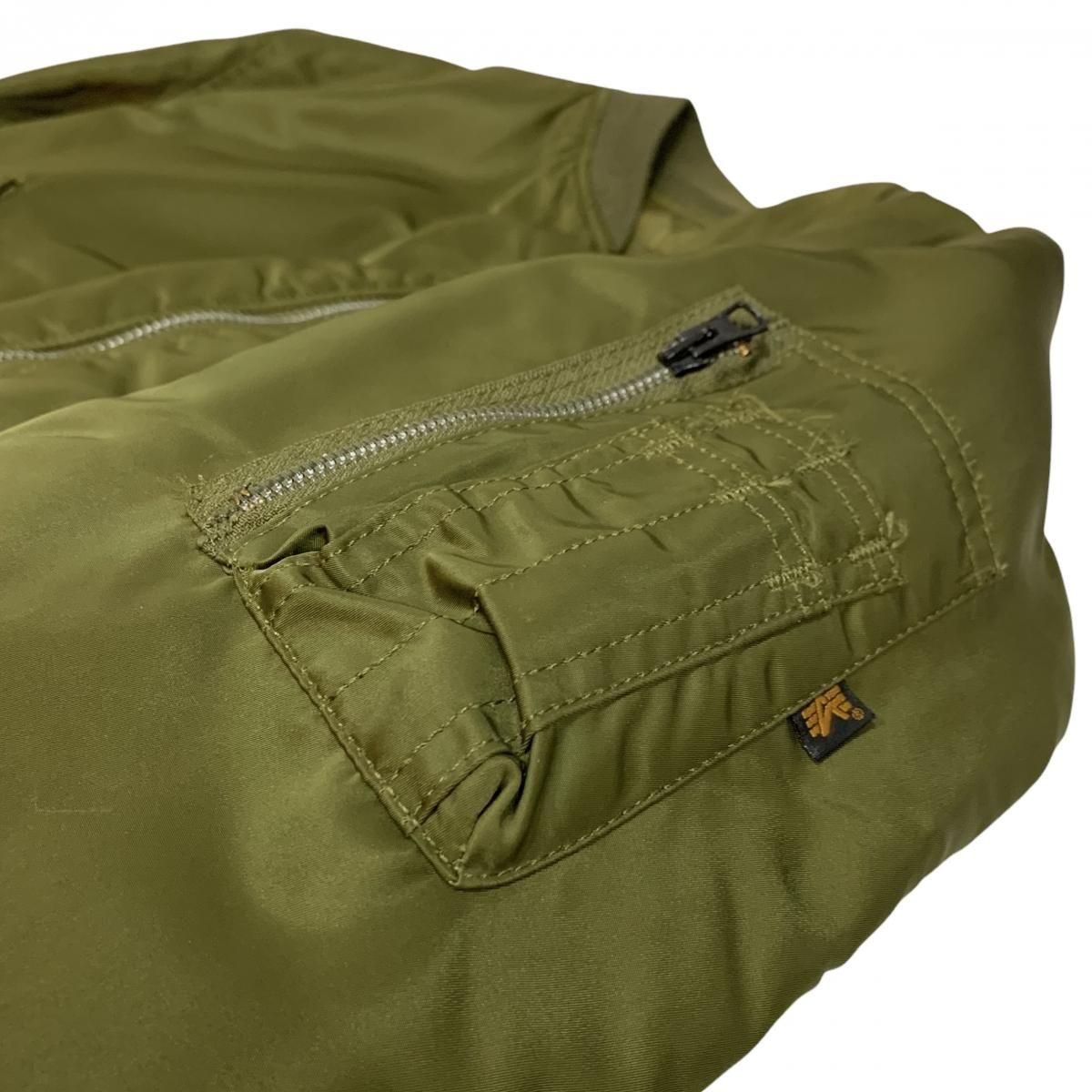 USA製 ALPHA MA-1 Flight Jacket オリーブ M アルファ MA1 USA製 ALPHA MA-1 Flight Jacket オリーブ M アルファ MA1