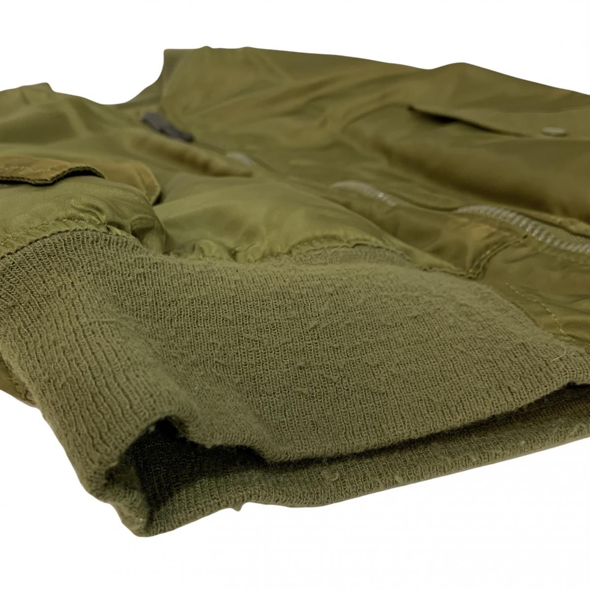 USA製 ALPHA MA-1 Flight Jacket オリーブ M アルファ MA1