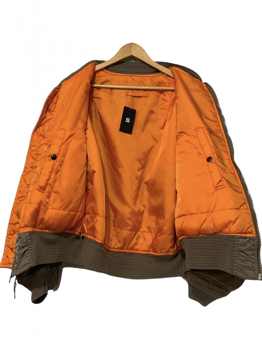 USA製 ALPHA MA-1 Flight Jacket 茶 L アルファ MA1 フライト ...