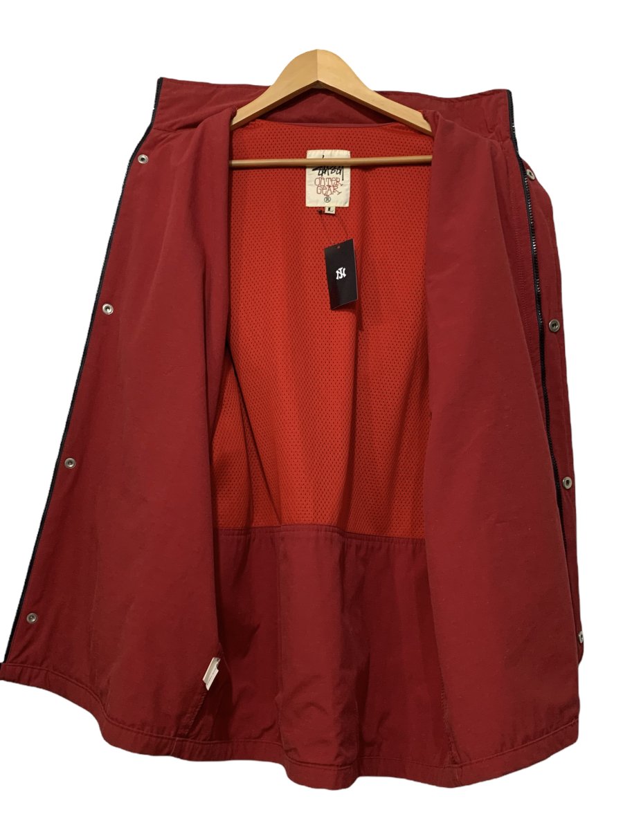 USA製 s OLD STUSSY "STUSSY SPORT" Nylon Jacket 赤 L 白タグ