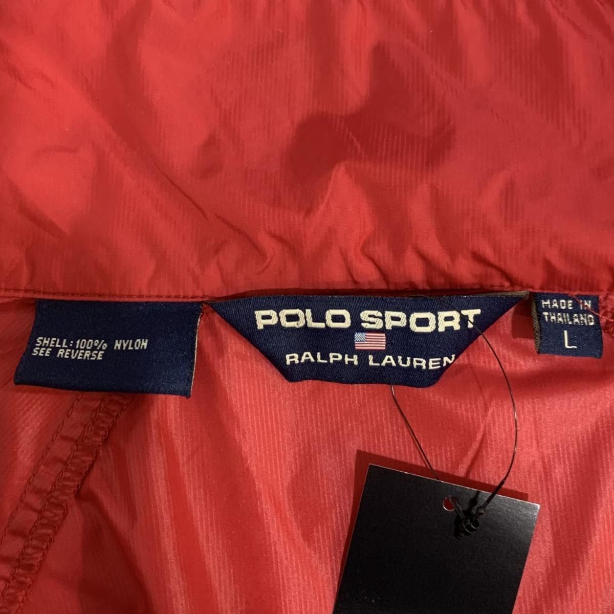 POLO SPORT Logo Nylon Jacket 赤 L ポロスポーツ ナイロン POLO SPORT Logo Nylon Jacket 赤 L ポロスポーツ ナイロン