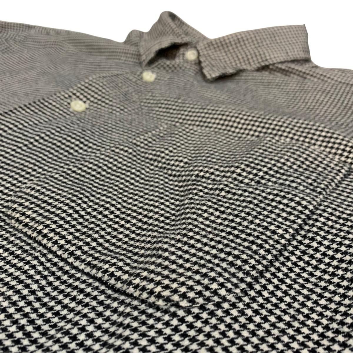 ralphlauren benford 白黒 チェックシャツ L/ラルフローレン 90s