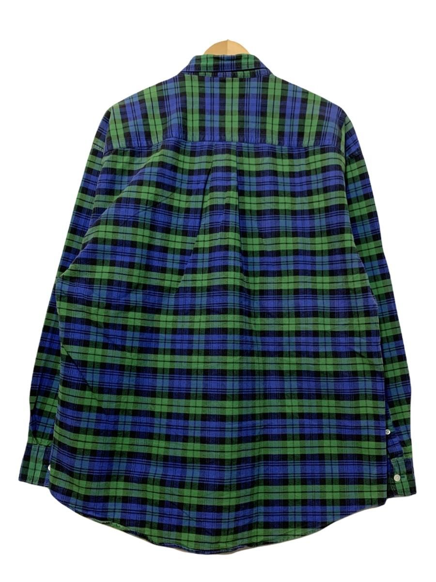 90s OLD GAP Check BD L/S Shirt 青緑 XL オールドギャップ 90s OLD GAP Check BD L/S Shirt 青緑 XL オールドギャップ