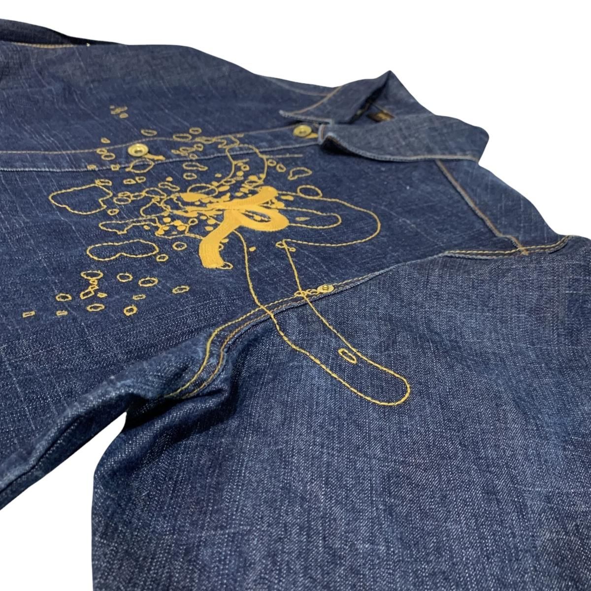 00s ROCA WEAR Denim Jacket 紺 2XL ロカウェア デニムジャケット