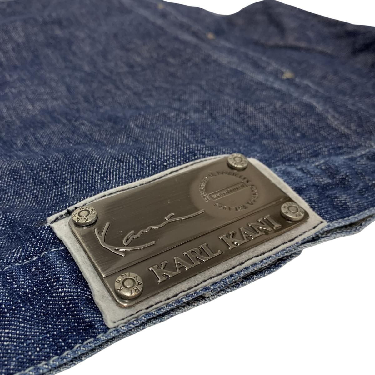 00s KARL KANI Denim Jacket 紺 L カールカナイ デニム