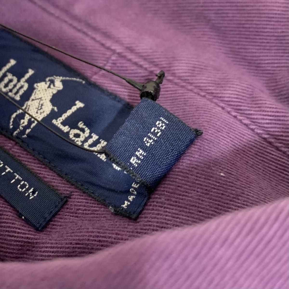 Polo Ralph Lauren Cotton BD L/S Shirt 紫 M ポロラルフ Polo Ralph Lauren Cotton BD L/S Shirt 紫 M ポロラルフ