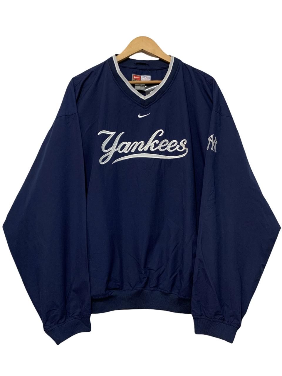 希少！！nike x yankees ナイロンプルオーバー(XL)