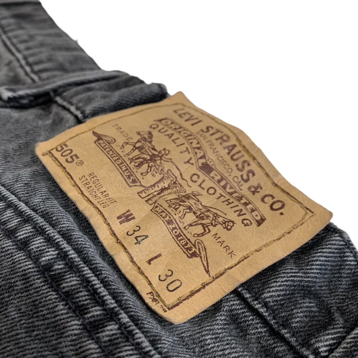 USA製 95年 Levi's 505 Black Denim Pants 黒 W32×L30 90s リーバイス