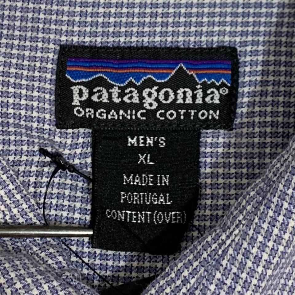 00年製 patagonia L/S Pima Cotton Shirt 青灰 XL 00s 00年製 patagonia L/S Pima Cotton Shirt 青灰 XL 00s
