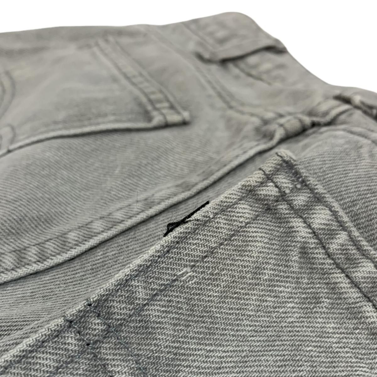 USA製 89年 Levi's 550 Chemical Wash Grey Denim Pants 灰 W32 USA製 89年 Levi's 550 Chemical Wash Grey Denim Pants 灰 W32