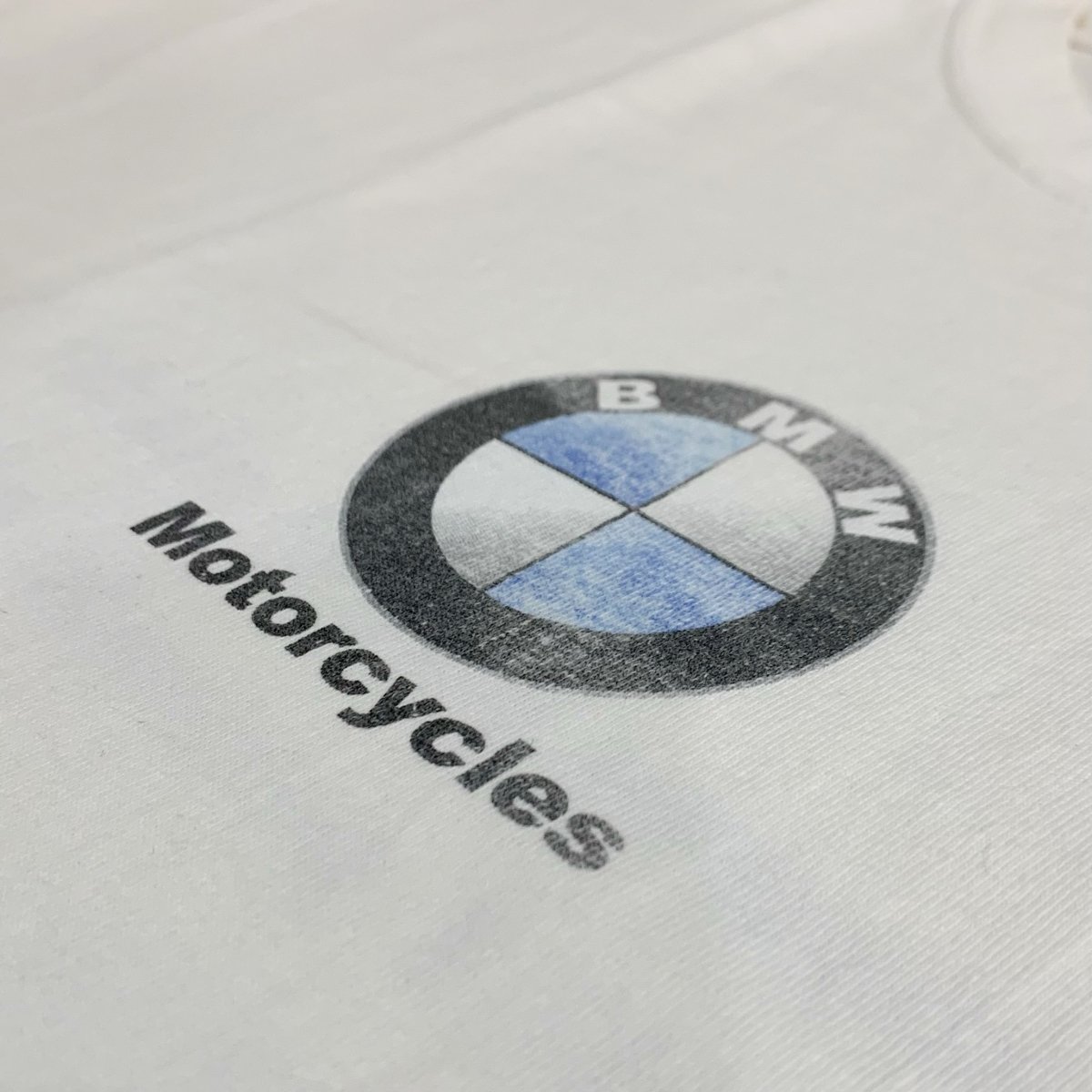 90s~00s BMW Logo S/S Tee 白 2XL ビーエムダブリュー 半袖 Tシャツ