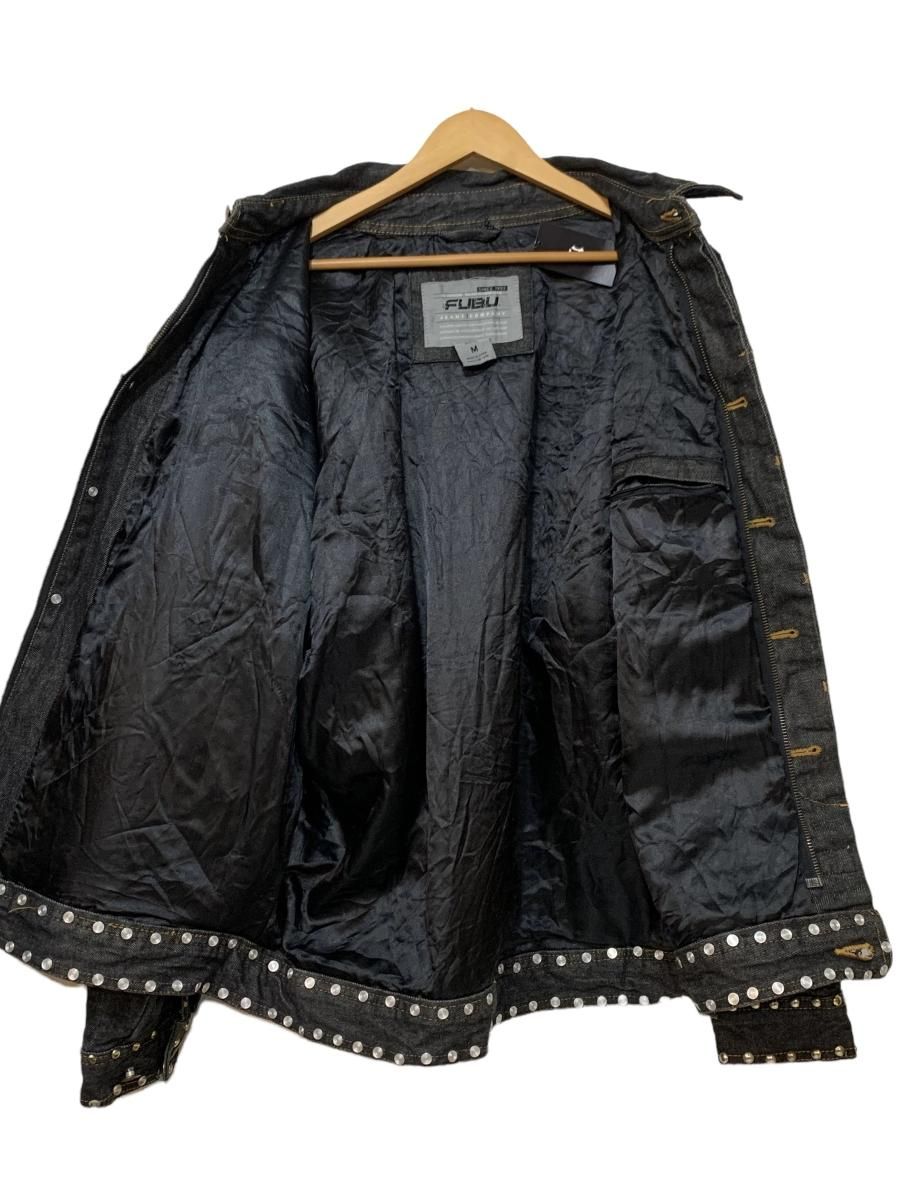00s FUBU Studs Black Denim Jacket 黒 M フブ デニムジャケット 00s FUBU Studs Black Denim Jacket 黒 M フブ デニムジャケット