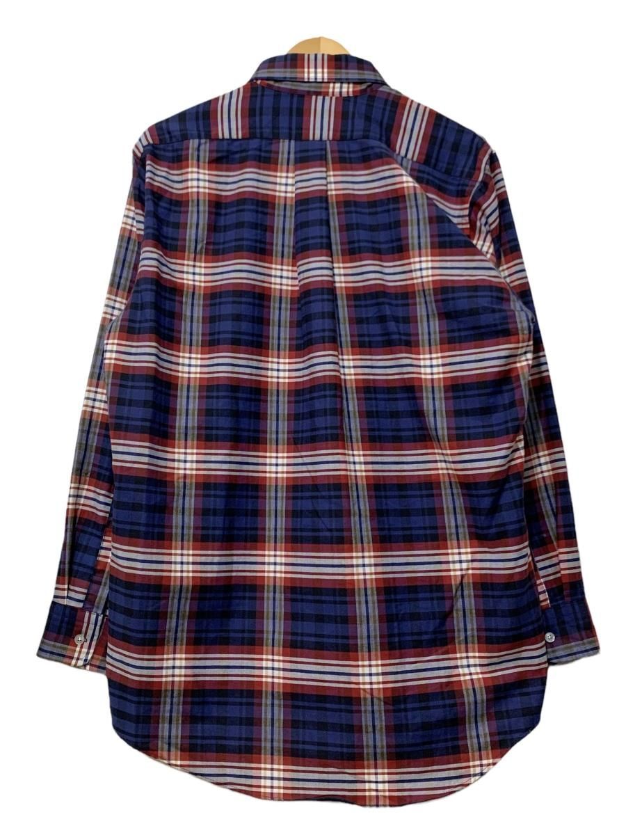 94年製 L.L.Bean Cotton BD L/S Check Shirt 青赤 15 1/2 90s 94年製 L.L.Bean Cotton BD L/S Check Shirt 青赤 15 1/2 90s