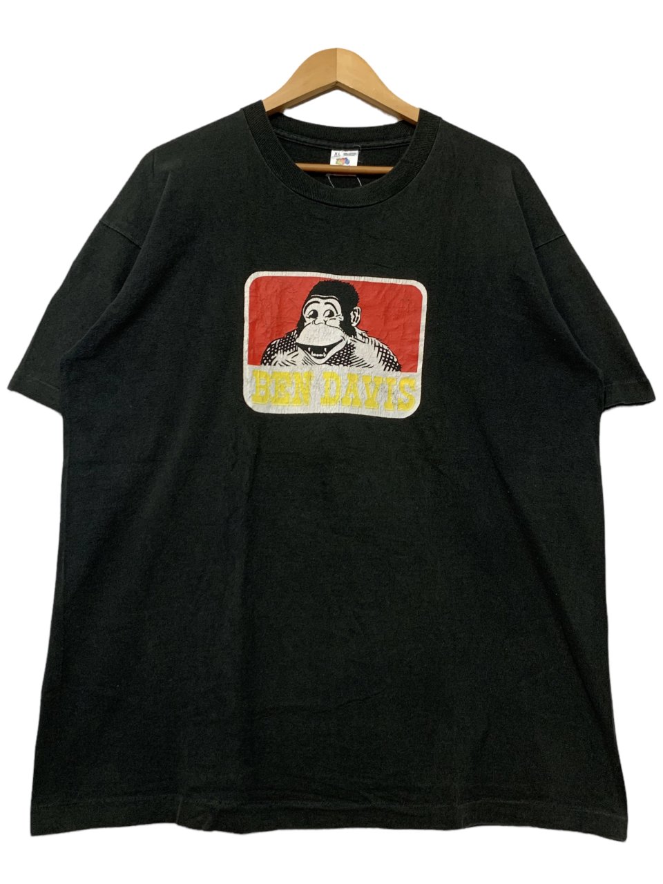USA製 90s BEN DAVIS Logo S/S Tee 黒 XL ベンデイビス 半袖 Tシャツ