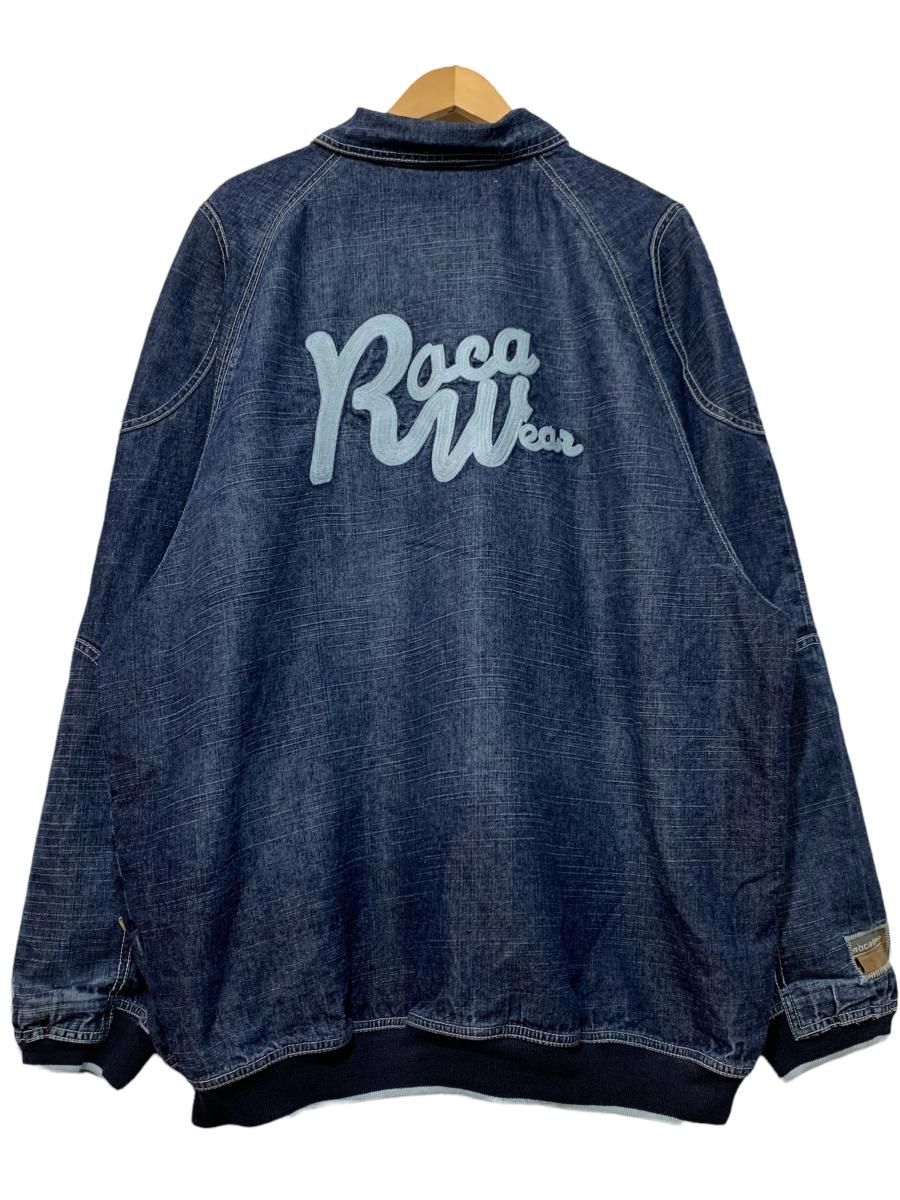 00s ROCA WEAR Denim Jacket 紺 2XL ロカウェア デニムジャケット