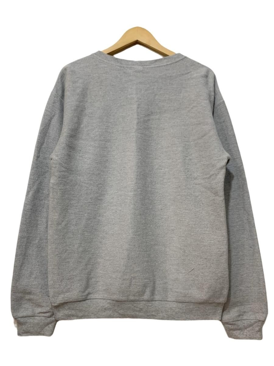 USA製 90s LAND'S END Cotton Pique Sweatshirt 灰 S ランズエンド ...