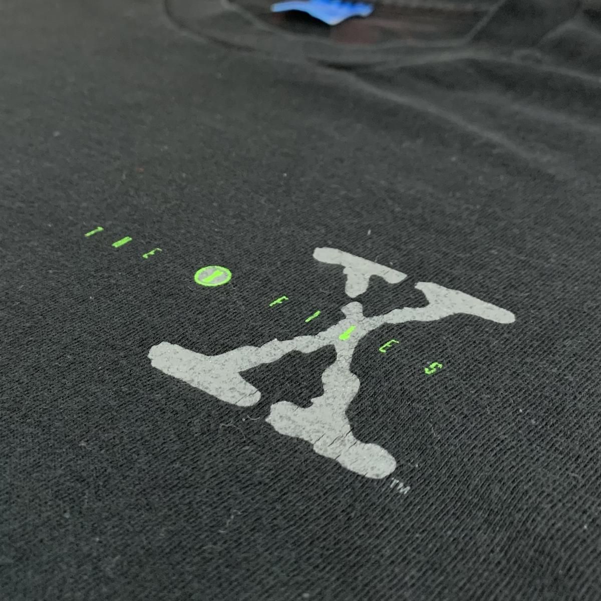 USA製 94年 THE X FILES S/S Tee 黒 XL 90s Xファイル 半袖 T