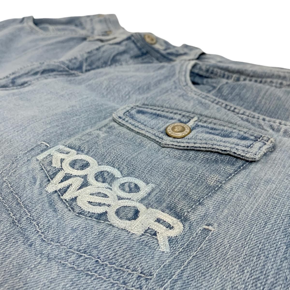 00s ROCA WEAR Multi Pocket Denim Pants 薄青 W36×L30