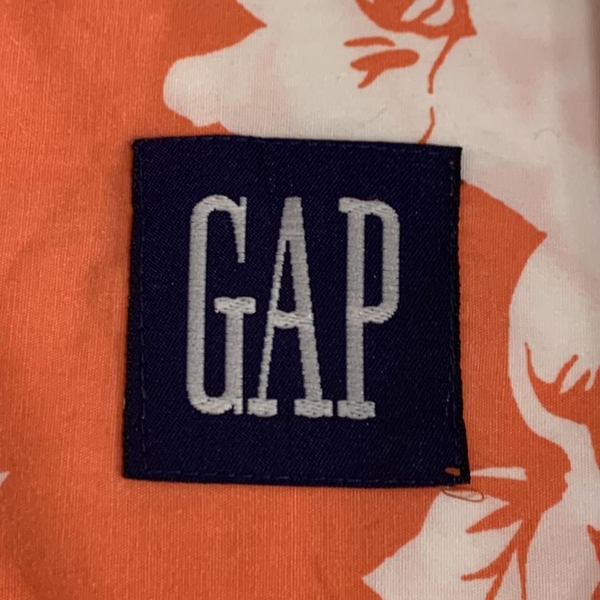 90s OLD GAP Cotton Aloha Shirt オレンジ XL オールドギャップ 90s OLD GAP Cotton Aloha Shirt オレンジ XL オールドギャップ