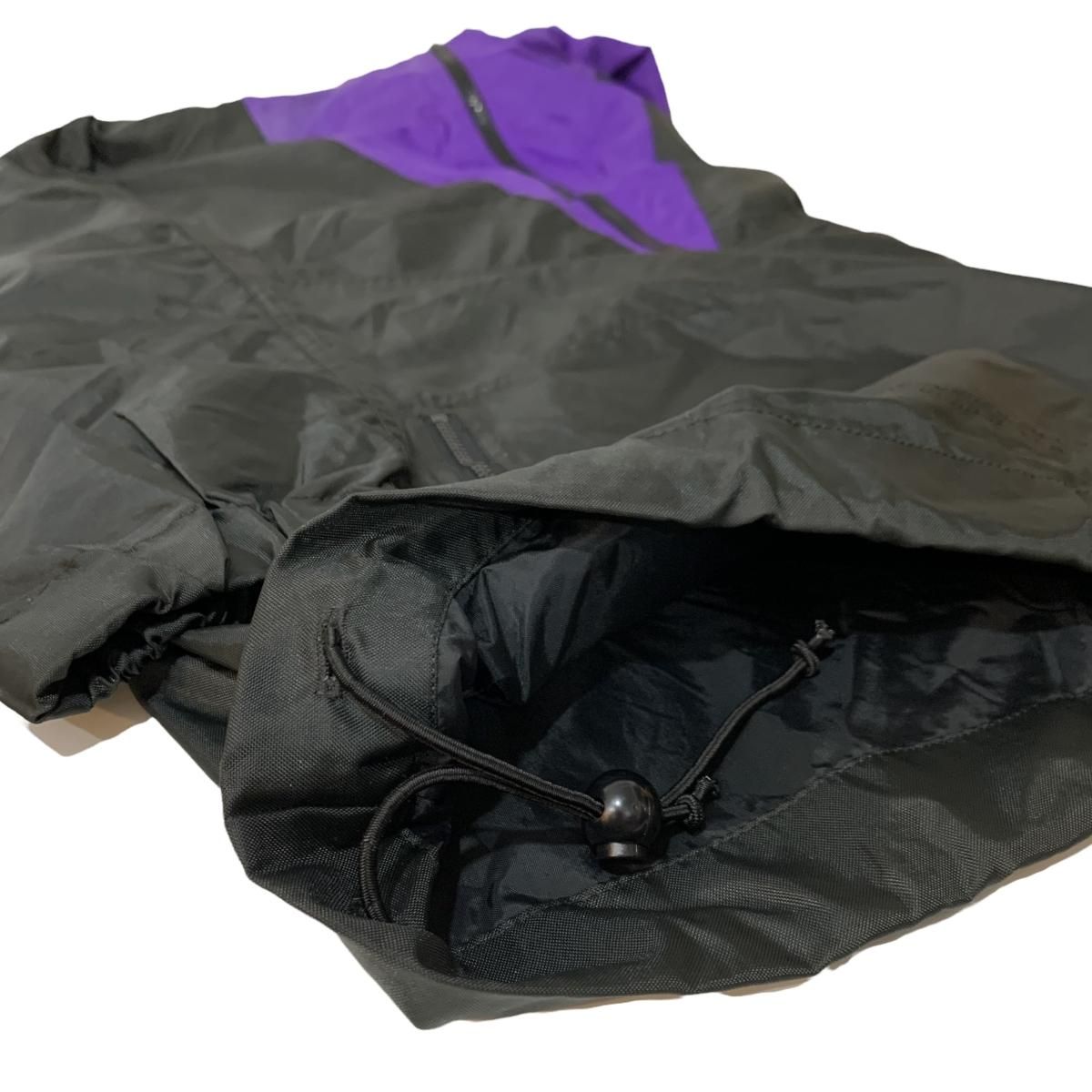 90 SKATEBOARD Nylon Anorak Parka 黒紫 L ナインティ スケート 90 SKATEBOARD Nylon Anorak Parka 黒紫 L ナインティ スケート