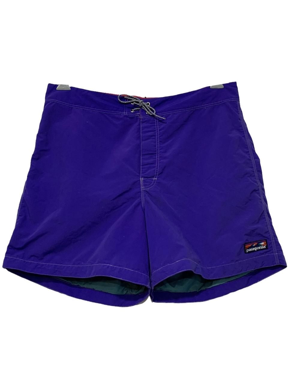 93年製 patagonia Surf Trunks 紫緑 36 90s 波タグ パタゴニア