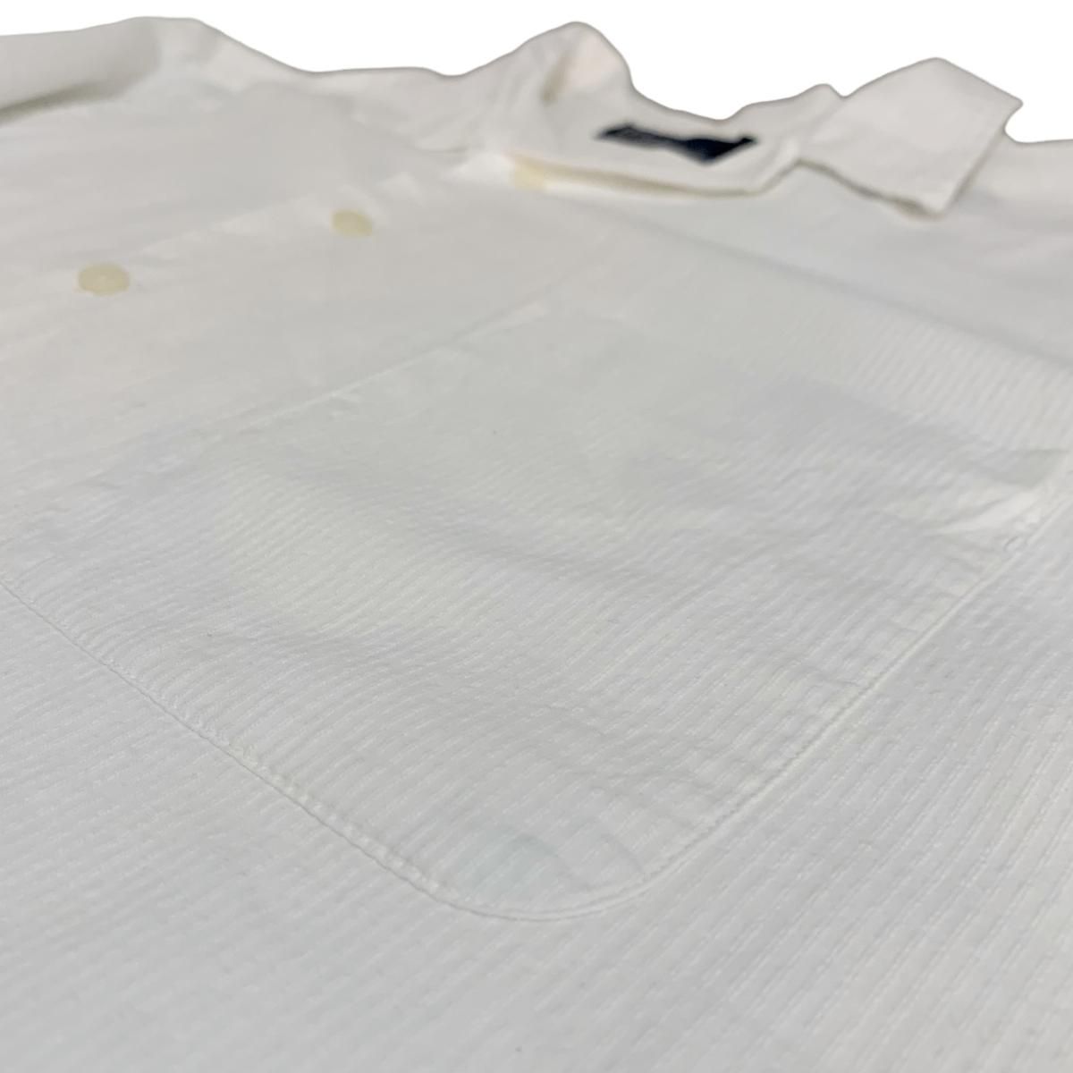 Polo Ralph Lauren Seersucker Cotton Open Collar S/S Shirt 白 Polo Ralph Lauren Seersucker Cotton Open Collar S/S Shirt 白