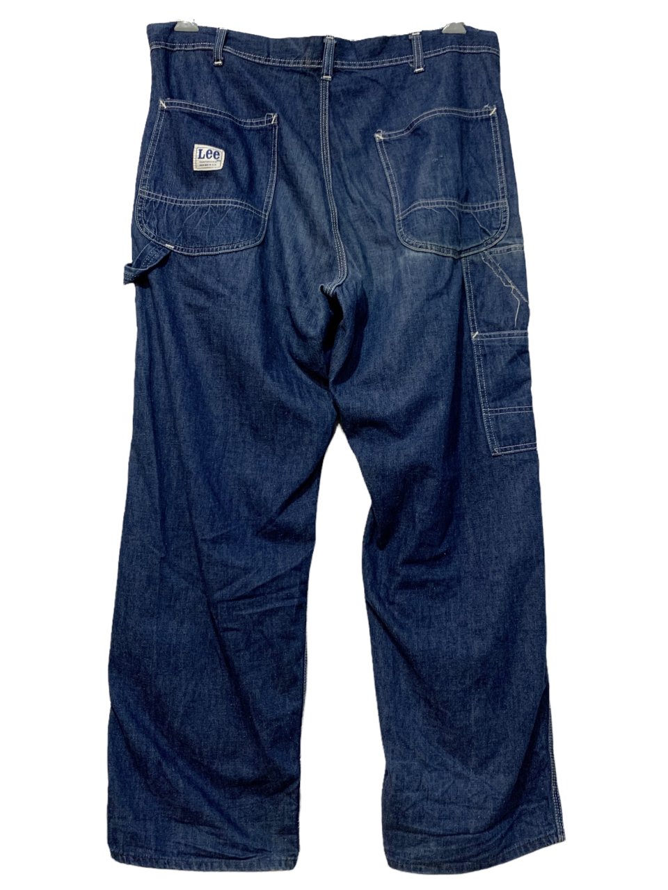 USA製 70s Lee Denim Painter Pants 紺 W38×L29 リー デニムパンツ ...