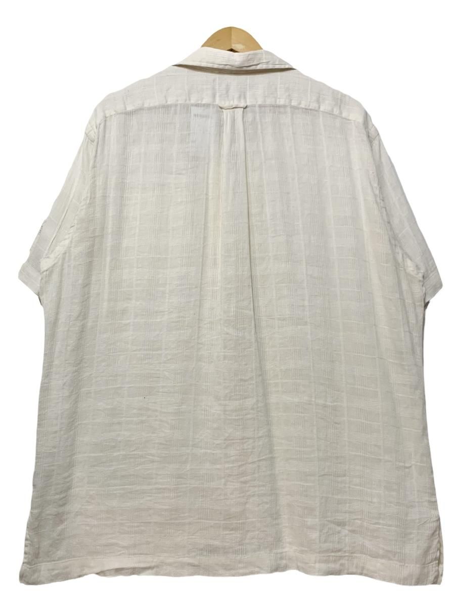 90s Polo Ralph Lauren Linen Cotton Check Open Collar S/S