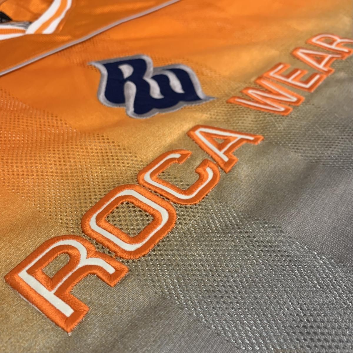 希少 ROCAWEAR ロカウェア トレーナー オレンジ XL ビックサイト