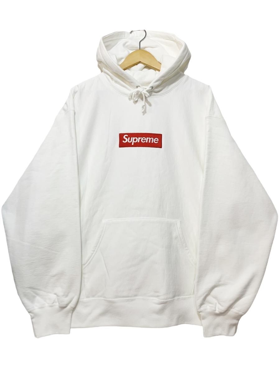 新品 21AW SUPREME Box Logo Hooded Sweatshirt 白 XL シュプリーム