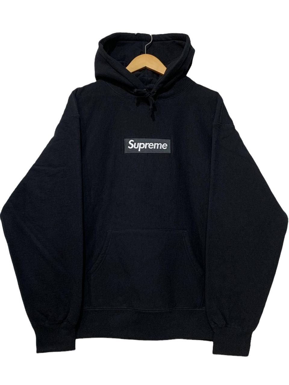 シュプリーム SUPREME 21AW ボックスロゴ パーカー L 黒60cm 袖丈