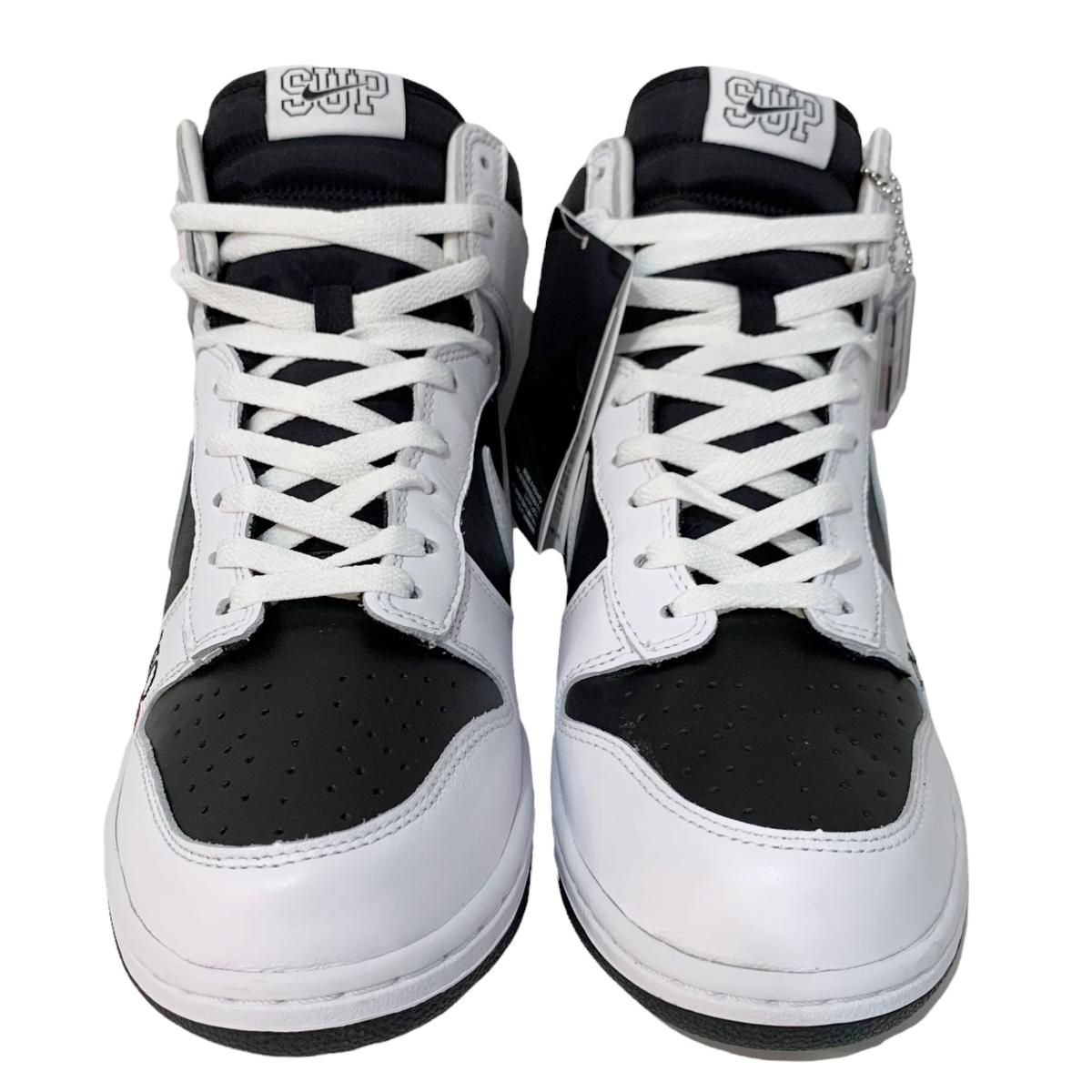 新品 22SS SUPREME × NIKE SB DUNK HIGH OG QS 白黒 US10/28.0 新品 22SS SUPREME × NIKE SB DUNK HIGH OG QS 白黒 US10/28.0