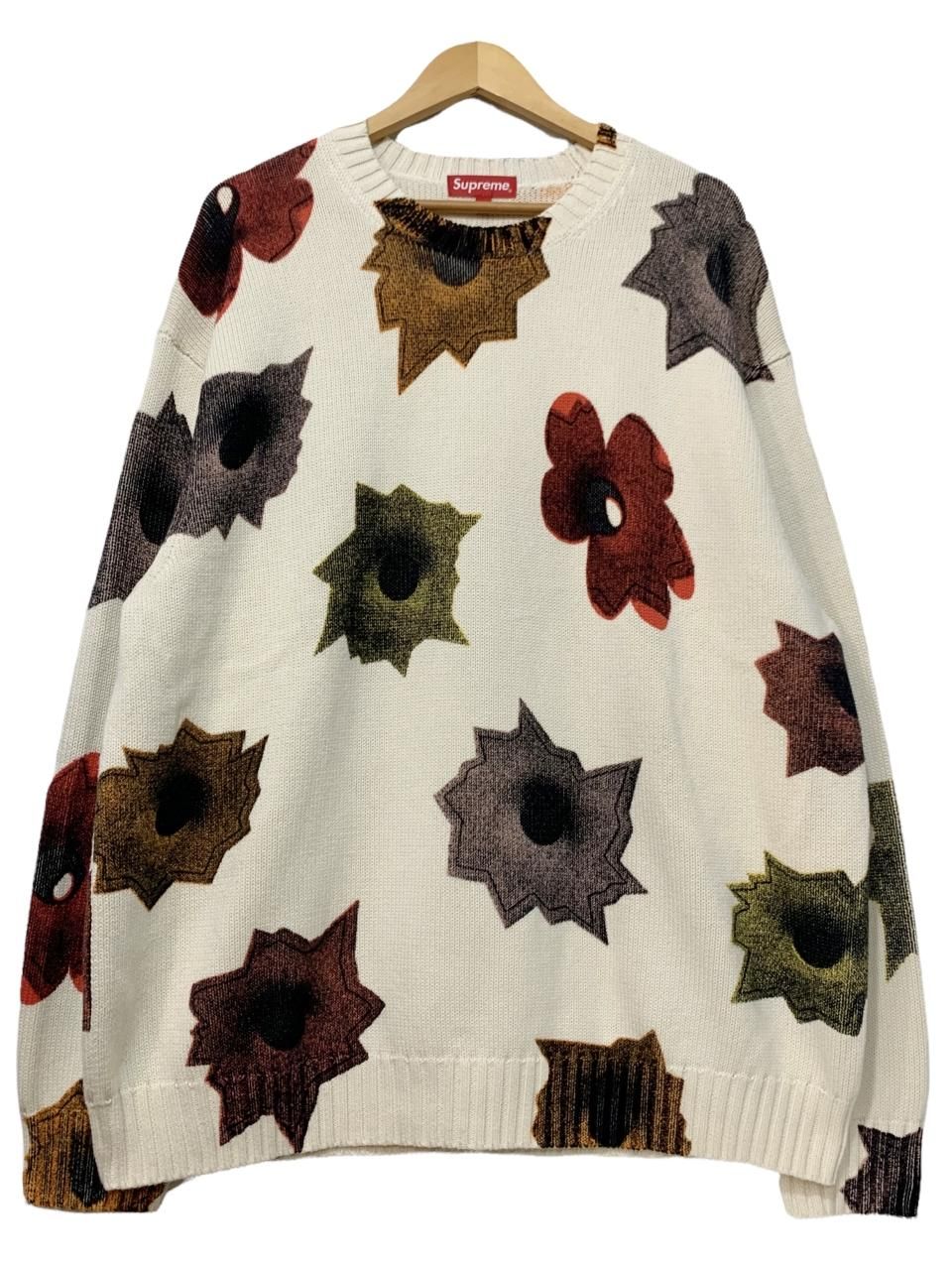 Supreme Nate Lowman Sweater XL 白