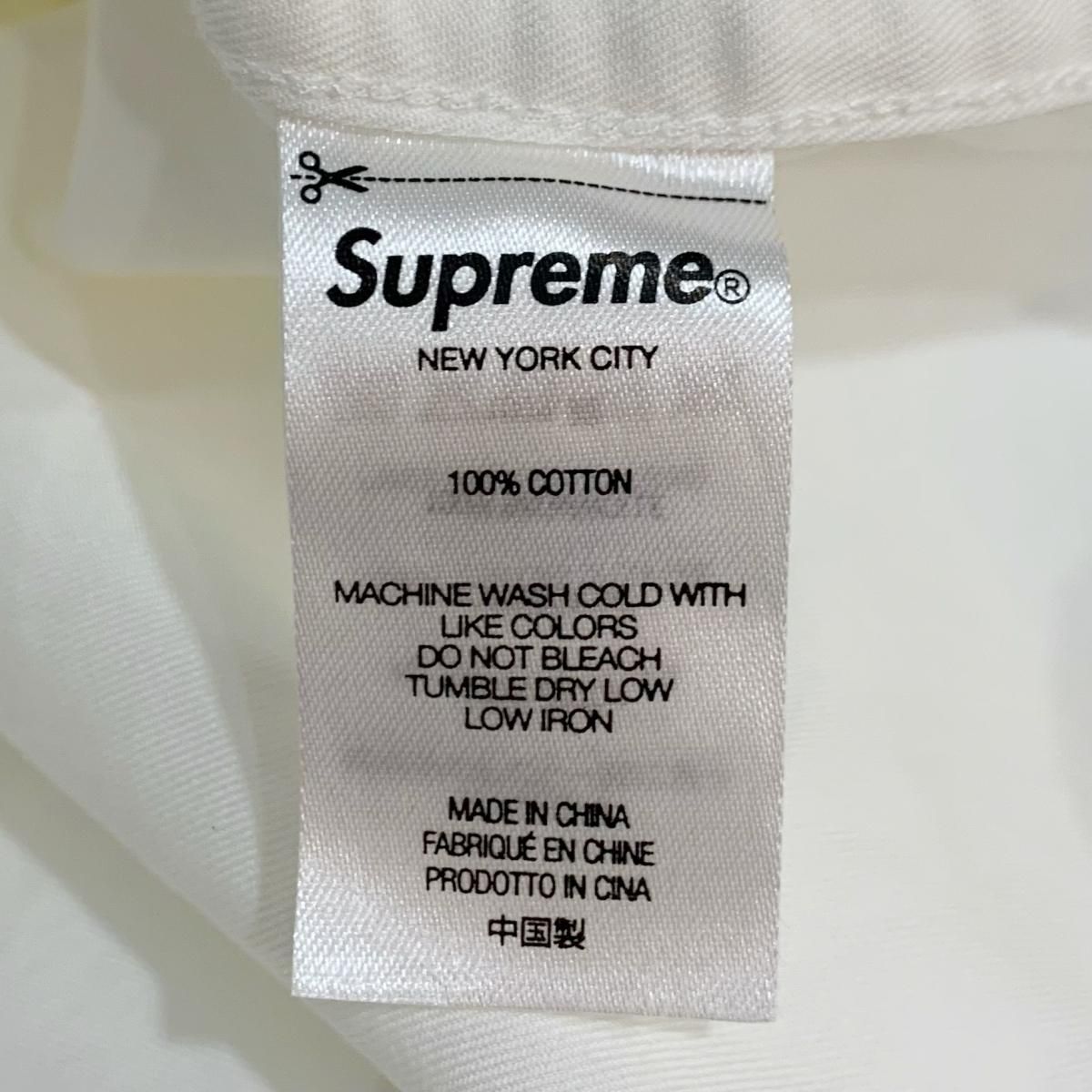 新品 22SS SUPREME Small Box Shirt 白 XL シュプリーム 長袖 新品 22SS SUPREME Small Box Shirt 白 XL シュプリーム 長袖