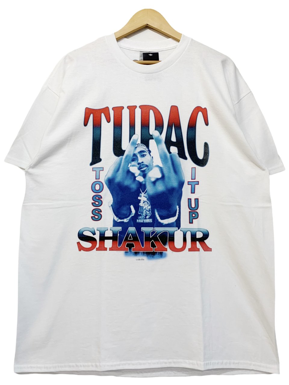 【2PAC】フォトプリント オフィシャル RAP Tee A-649