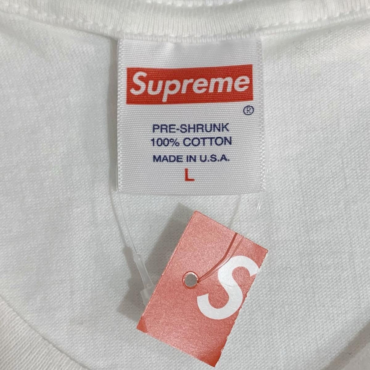【セール 登場から人気沸騰】 Tee Logo Motion SUPREME 20SS 新品 白 シュプリーム L トップス