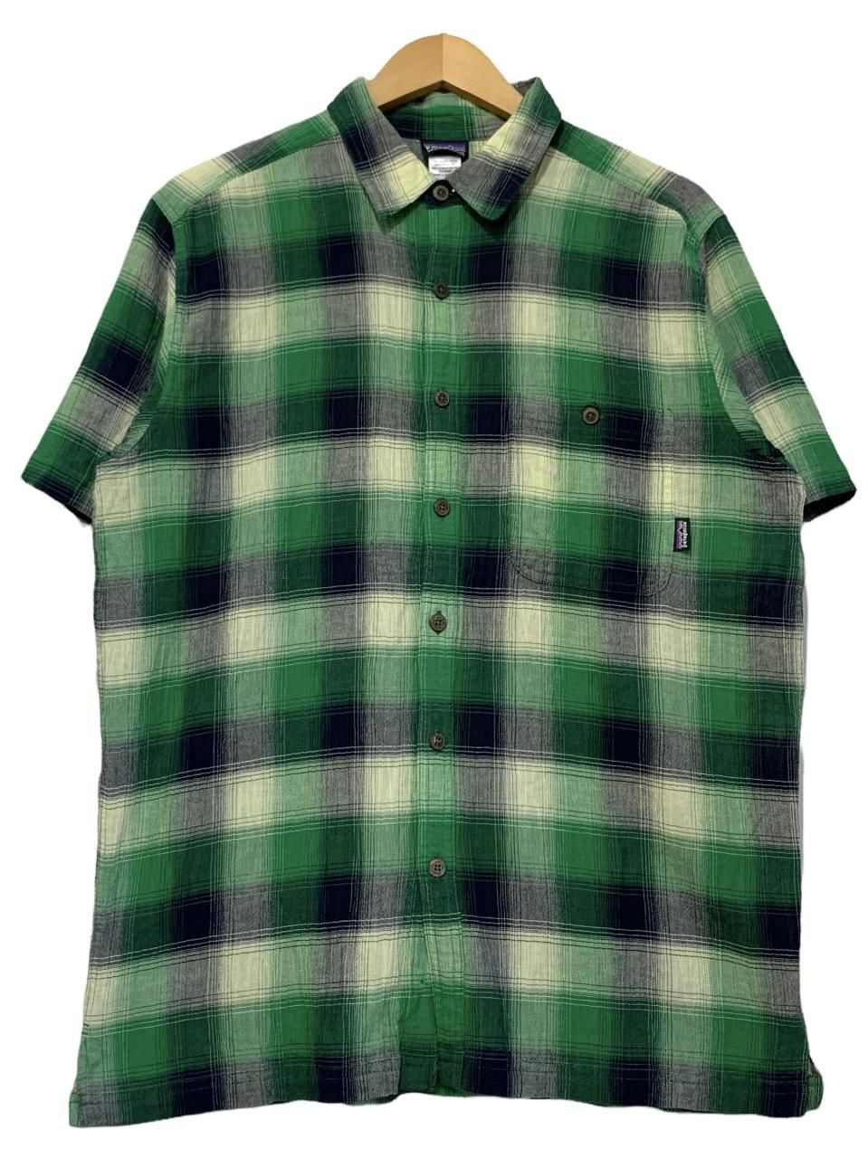 12年製 patagonia A/C Shirt 緑 M パタゴニア 半袖 シャツ AC 12年製 patagonia A/C Shirt 緑 M パタゴニア 半袖 シャツ AC