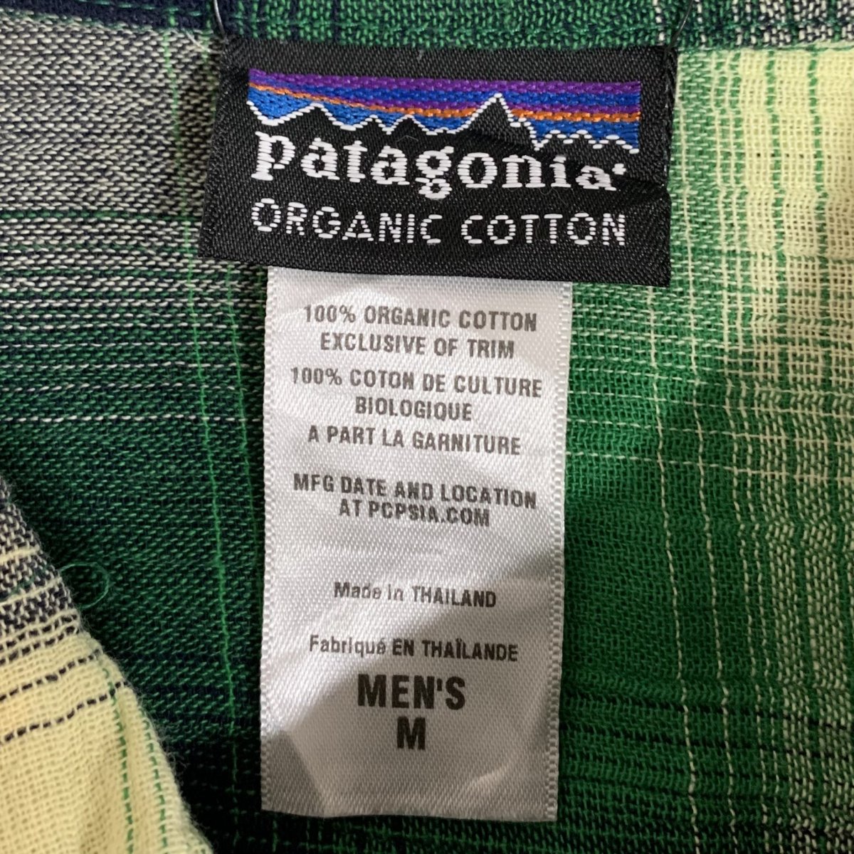 12年製 patagonia A/C Shirt 緑 M パタゴニア 半袖 シャツ ACシャツ