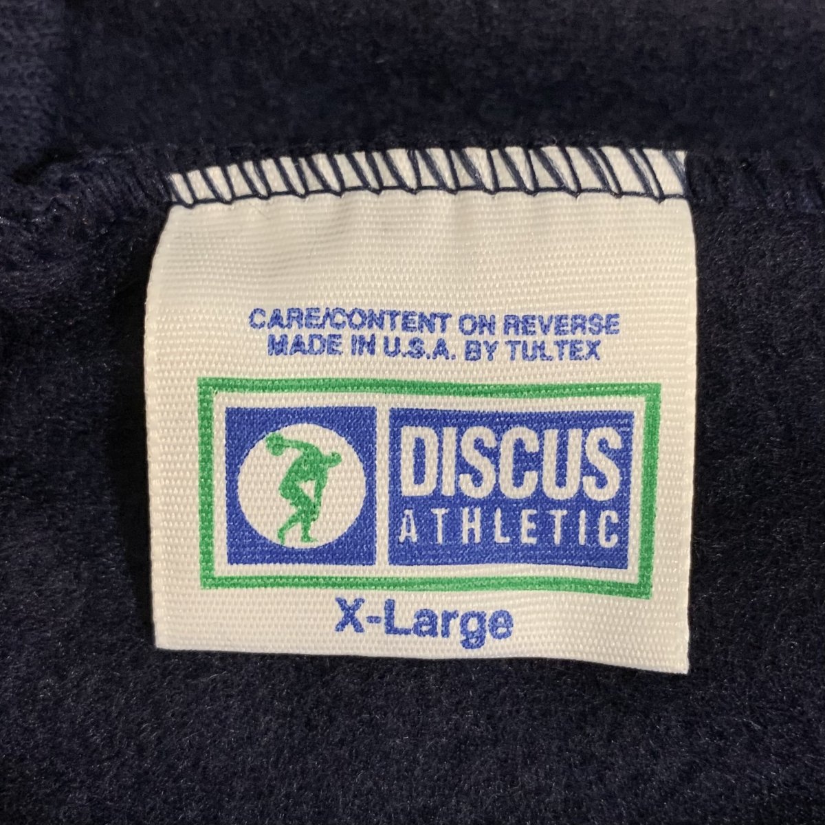 Deadstock USA製 91年 DISCUS ATHLETIC Sweat Shorts 紺 XL 90s 