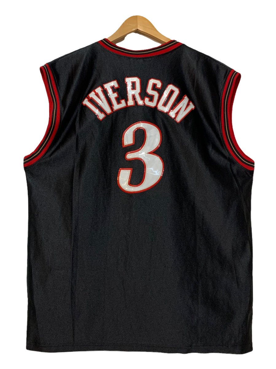 美品 NBA IVERSON アレン・アイバーソン 76ers ユニフォーム　黒