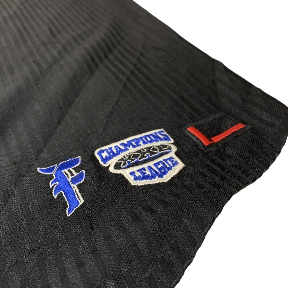 00s FUBU Baseball Shirt 黒青 XL フブ ベースボールシャツ